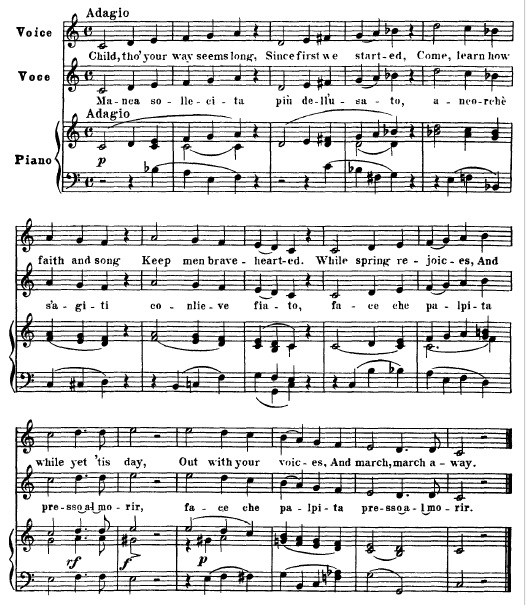 Manca Sollecita - Diatonic Scale - Vaccaj Short Lessons - Manca Sollecita - Vaccaj - Singing Teacher Cape Town